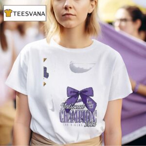 Lsu Tigers Ncaa National Champions Bow T Shirt