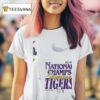 Lsu Tigers Ncaa National Champs Fighting Tigers Map T Shirt