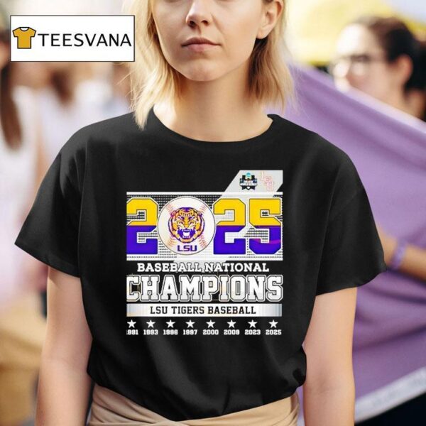 Lsu Tigers Baseball National Champions Ncaa T Shirt