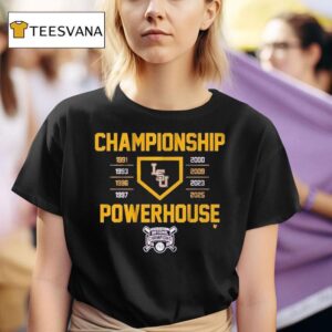Lsu Tigers National Champions Championship Powerhouse T Shirt