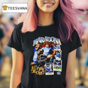 Maradona El Pibe De Oro Signature Vintage T Shirt