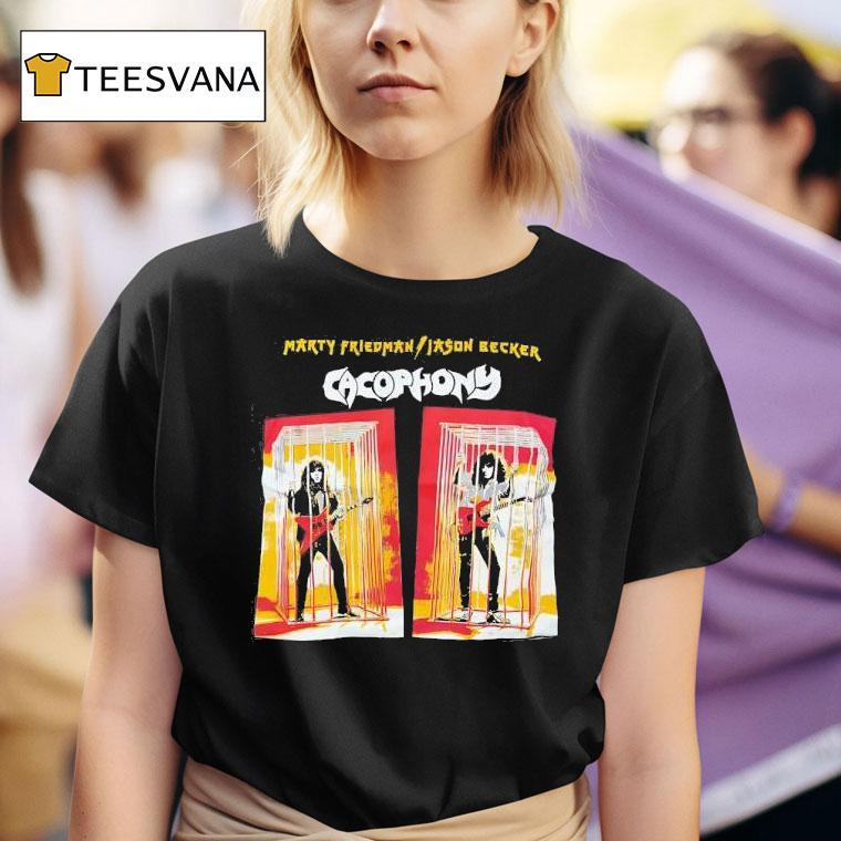 Marty Friedman Jason Becker Cacophony T Shirt
