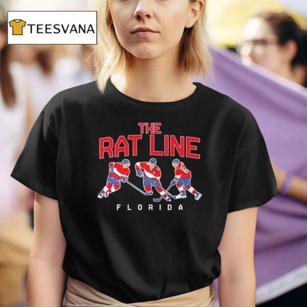 Matthew Tkachuk Sam Bennett And Brad Marchand The Rat Line Florida Panthers T Shirt