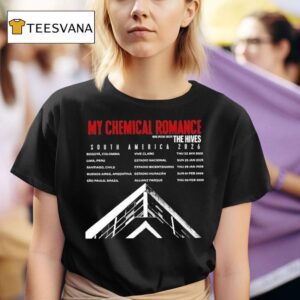 My Chemical Romance The Hives South America Tour Dates T Shirt