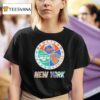 New York Knicks X New York Mets X New York Jets Team Logo T Shirt