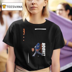 New York Mets Francisco Lindor Graphic Player T Shirt