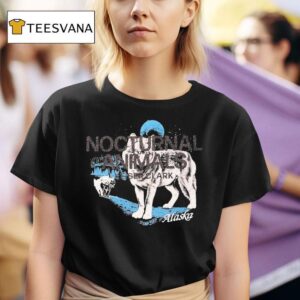Nocturnal Animals Alaska Wolves T Shirt