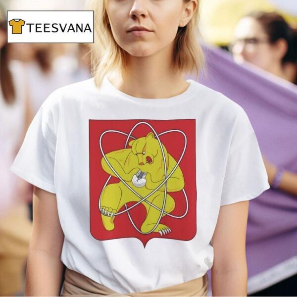 Nuclear Bear Cartoon T Shirt