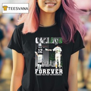 Oakland Athletics X Las Vegas Raiders Signature Thank You For The Memories T Shirt