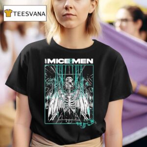 Of Mice Men Spring Tour Skeleton T Shirt