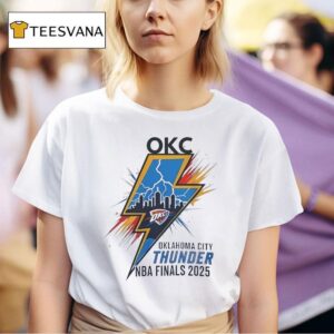 Okc City Skyline Oklahoma City Thunder Nba Finals T Shirt