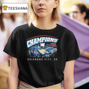 Okc Oklahoma City Thunder Champions Crowd T Shirt