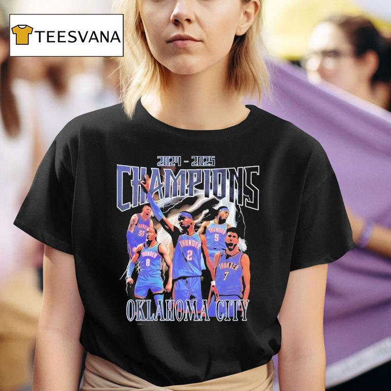 Oklahoma City Basketball Champions Team T Shirt