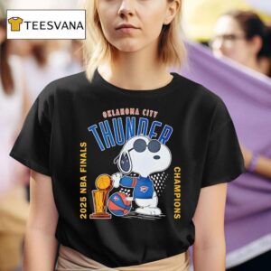 Oklahoma City Thunder Finals Champions Snoopy T Shirt
