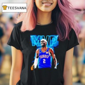 Oklahoma City Thunder Shai Gilgeous Alexander Mvp T Shirt
