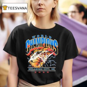 Oklahoma City Thunder World Champions Oklahoma City Ok Lightning T Shirt