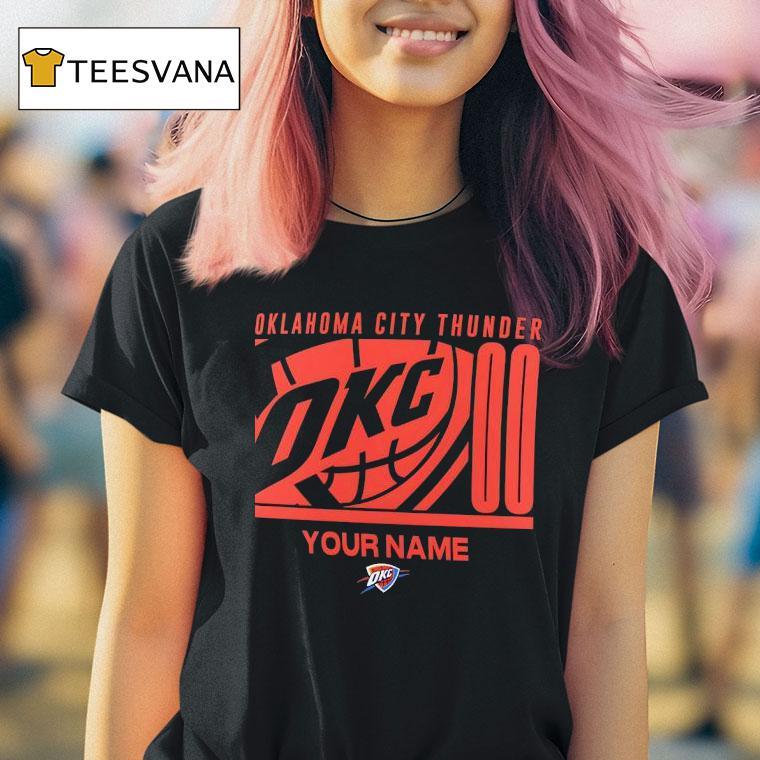 Oklahoma City Thunder Your Name Champions T Shirt