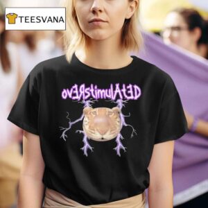 Overstimulated Tiger Lightning T Shirt