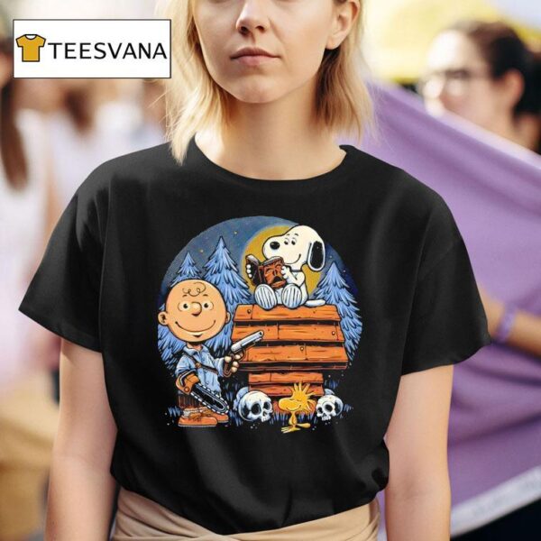 Peanuts And The Evil Dead A Night In The Woods T Shirt