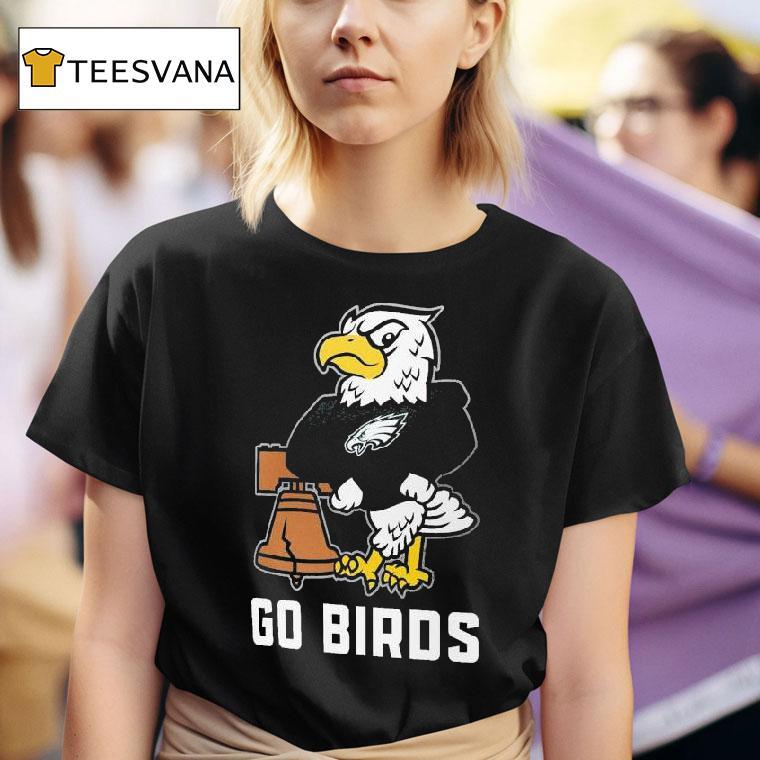 Philadelphia Eagles Philadelphia Phillies Go Birds Mascot Bell T Shirt