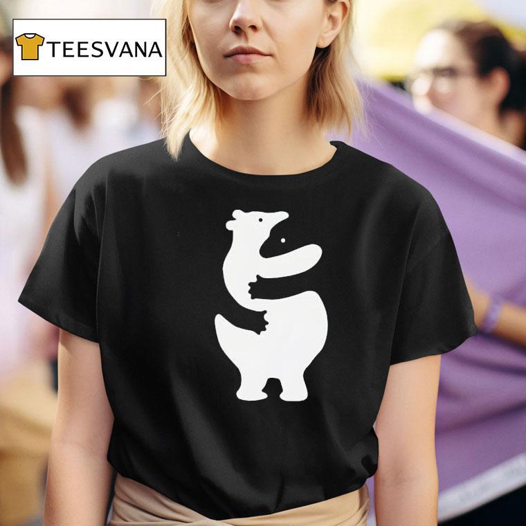 Polar Bear Hug Funny T Shirt
