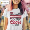 Red White And Coors Light Th Of July T Shirt