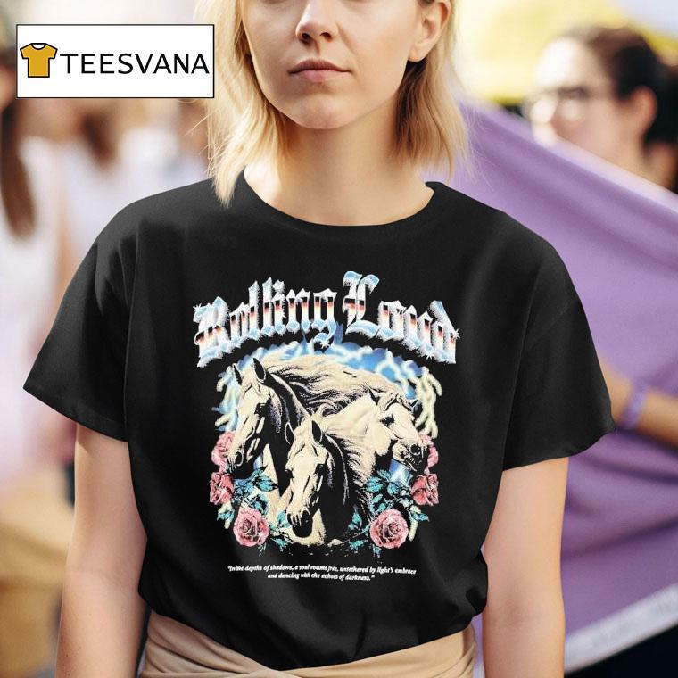 Rolling Loud Roam Free Shadow Horse T Shirt