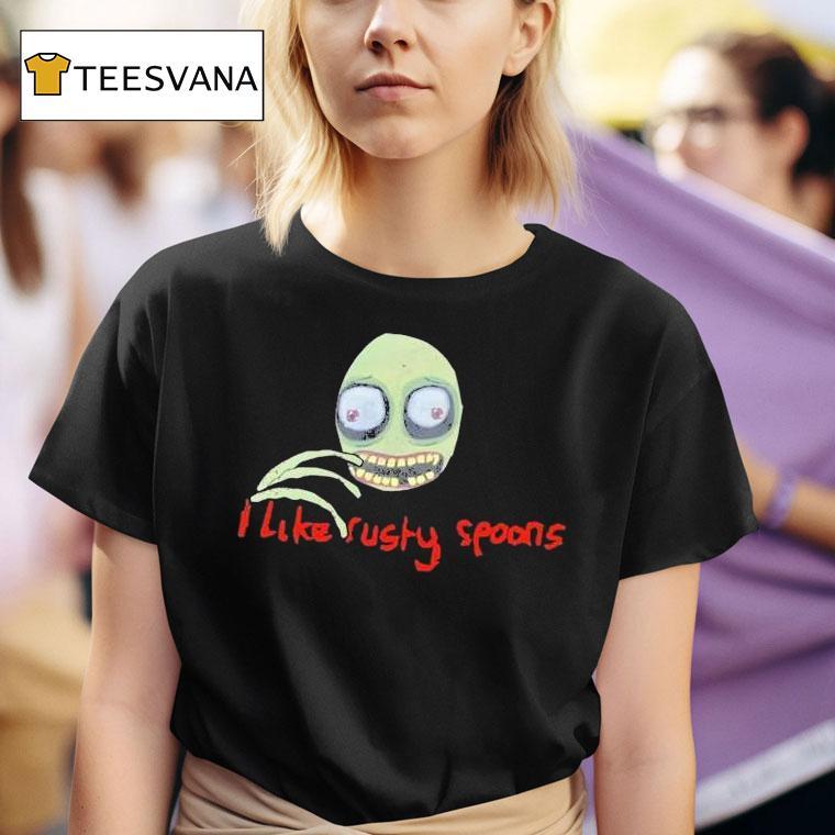 Salad Fingers I Like Rusty Spoons T Shirt
