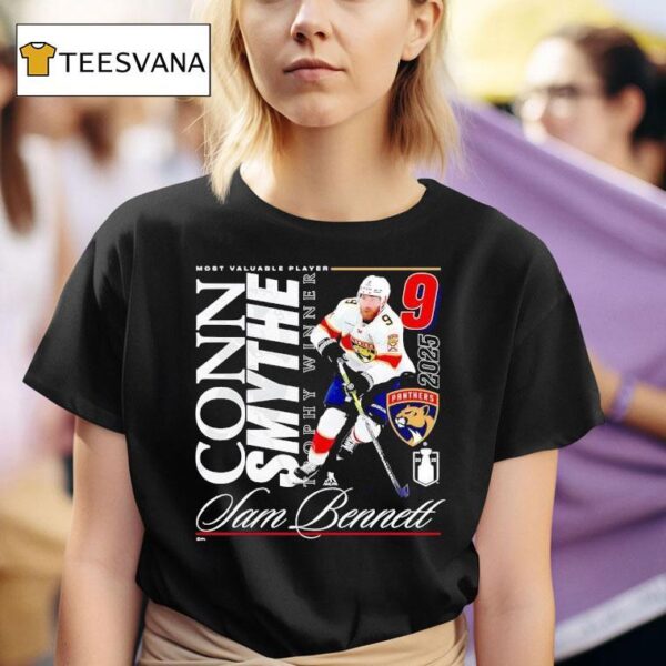 Sam Bennett Florida Panthers Conn Smythe Trophy Winner Stanley Champions T Shirt