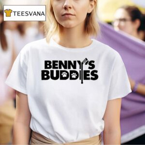 Sam Bennett Wearing Benny S Buddies T Shirt