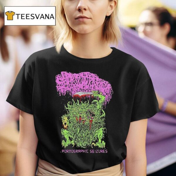 Sanguisugabogg Pornographic Seizures American T Shirt