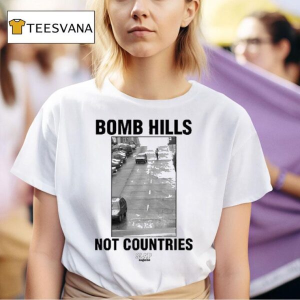 Sean Young Bombing Jones Street In San Francisco Bomb Hills Not Countries Slap Magazine T Shirt
