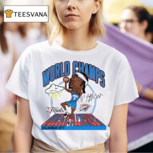 Shai Gilgeous Alexander World Champs Okc Signature T Shirt