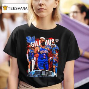 Shai Gilgeous Alexander Oklahoma City Thunder Superstar Collage T Shirt