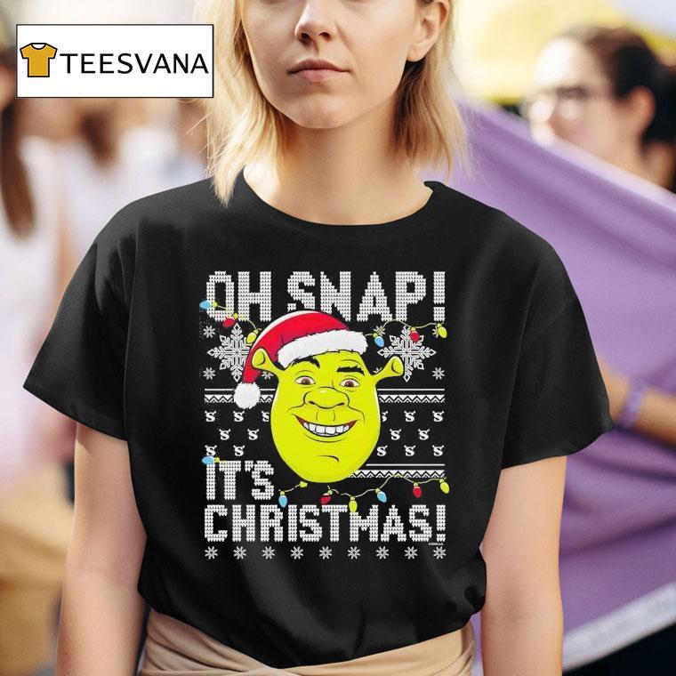 Shrek On Snap It S Christmas T Shirt