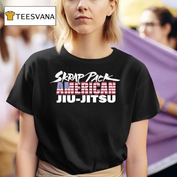 Skrap Pack American Jiu Jitsu Usa T Shirt