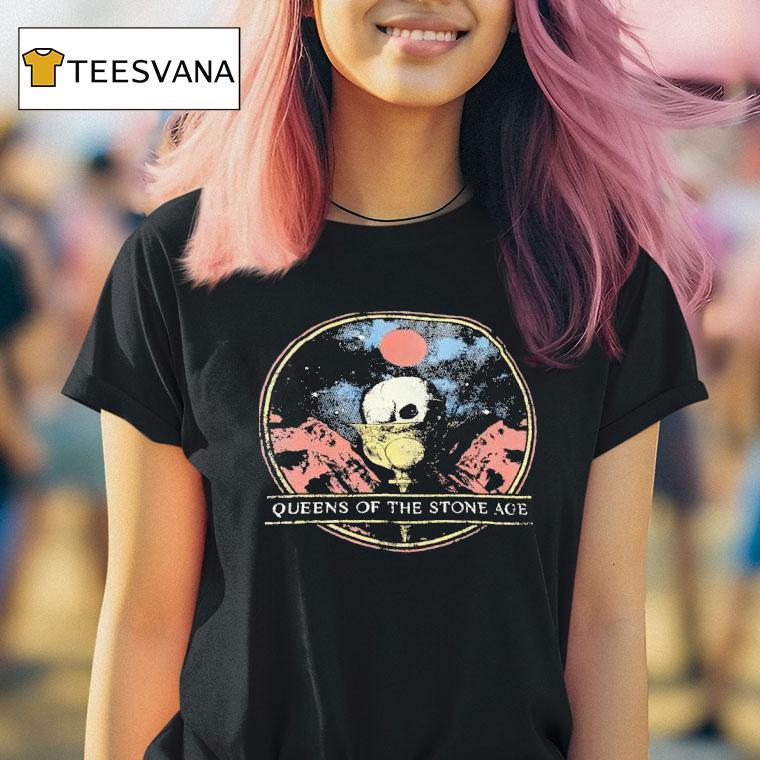 Skull Queens Of The Stone Age Vintage T Shirt
