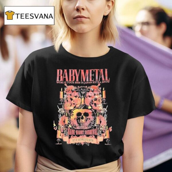 Skulls Baby Metal World Tour In Japan Extra Show Dark Night Carnival T Shirt