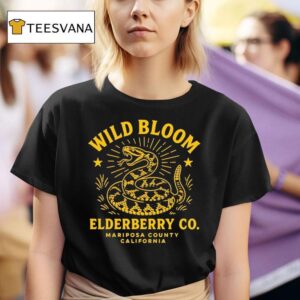 Snake Wild Bloom Elderberry Co Mariposa County California T Shirt
