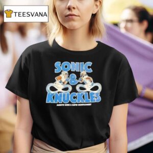 Sonc And Knuckles Jahmyr Gibbs And David Montgomery Detroit Lions T Shirt