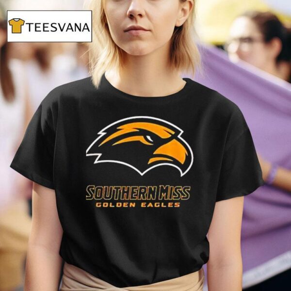 Southern Miss Golden Eagles Logo T Shirt