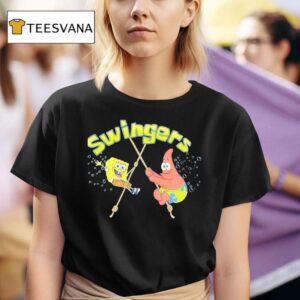 Squarepants And Patrick Star Swingers T Shirt