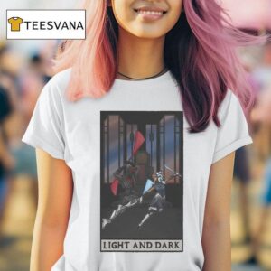 Star Wars Ahsoka Maul Light And Dark Tarot Card T Shirt