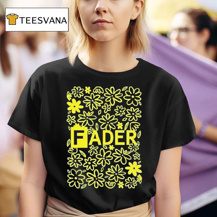 The Fader Floral Logo T Shirt