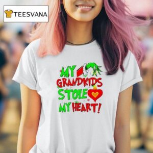 The Grinch My Grandkids Stole My Hear T Shirt