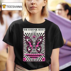 The Hard Quartet May Pioneertown Ca Eyes Skeleton T Shirt