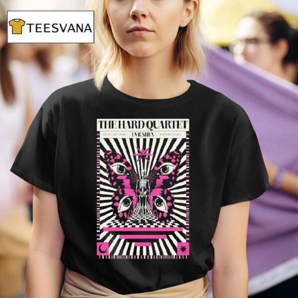 The Hard Quartet May Pioneertown Ca Eyes Skeleton T Shirt
