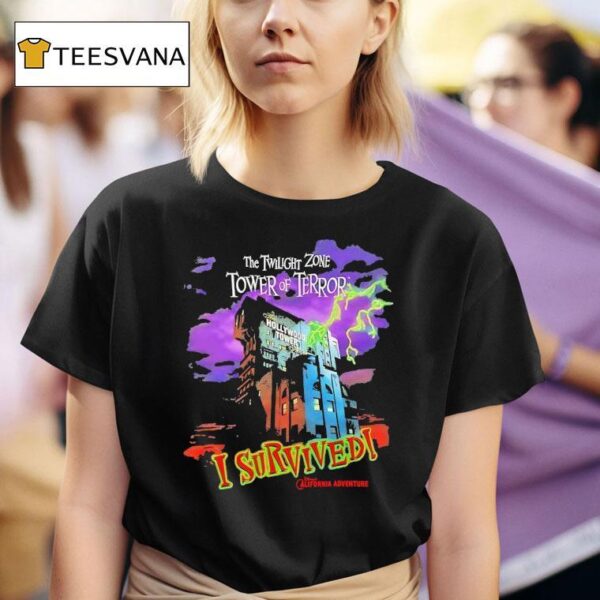 The Twilight Zone Tower Of Terror I Survived T Shirt