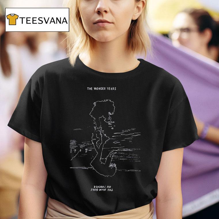The Wonder Years Silhouette Anchor Slate T Shirt