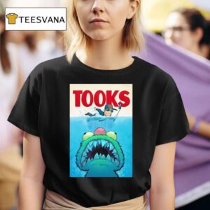 Tookie Oscar The Grouch Shark Style Jaws T Shirt